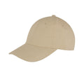 Khaki - Front - Result Unisex Core Memphis Baseballkappe (2 Stück-Packung)