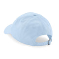 Pastell Blau - Back - Beechfield Unisex 6 Panel Dad Kappe (2 Stück-Packung)