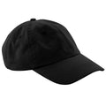 Schwarz - Front - Beechfield Unisex 6 Panel Dad Kappe (2 Stück-Packung)