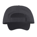 Schwarz - Back - Result Unisex Baseball Kappe Core Houston 5 Panel Printers (2 Stück-Packung)