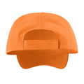 Orange - Back - Result Unisex Baseball Kappe Core Houston 5 Panel Printers (2 Stück-Packung)