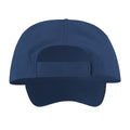 Marineblau - Back - Result Unisex Baseball Kappe Core Houston 5 Panel Printers (2 Stück-Packung)