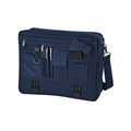 Marineblau - Front - Quadra Portfolio Schultertasche - 12 Liter (2 Stück-Packung)