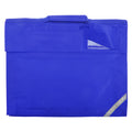 Helles Royalblau - Front - Quadra Jugend Büchertasche - 5 Liter (2 Stück-Packung)