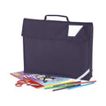 Marineblau - Back - Quadra Jugend Büchertasche - 5 Liter (2 Stück-Packung)