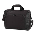 Schwarz - Front - Quadra Executive Digital Aktentasche - Laptoptasche (2 Stück-Packung)