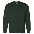 Weiß - Side - Gildan DryBlend Sweatshirt - Pullover mit Rundhalsausschnitt