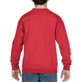 Rot - Back - Gildan Kinder Sweatshirt mit Rundhalsausschnitt