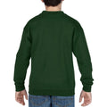 Waldgrün - Back - Gildan Kinder Sweatshirt mit Rundhalsausschnitt