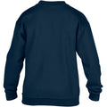 Marineblau - Back - Gildan Kinder Sweatshirt mit Rundhalsausschnitt