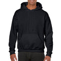 Schwarz - Side - Gildan Heavy Blend Unisex Kapuzenpullover - Hoodie - Kapuzensweater