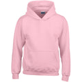 Dunkles Pink - Side - Gildan Kinder Sweatshirt mit Kapuze