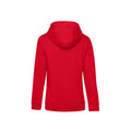 Rot - Back - B&C - Queen Kapuzenpullover für Damen