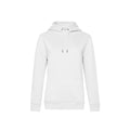 Weiß - Front - B&C - Queen Kapuzenpullover für Damen