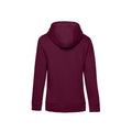 Aubergine - Back - B&C - Queen Kapuzenpullover für Damen