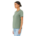 Salbei - Side - Bella + Canvas Damen T-Shirt Jersey Kurzarm