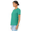 Petrol - Side - Bella + Canvas Damen T-Shirt Jersey Kurzarm