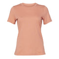 Terrakotta - Front - Bella + Canvas Damen T-Shirt Jersey Kurzarm