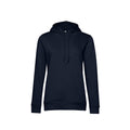 Marineblau - Front - B&C - Kapuzenpullover Baumwolle aus biologischem Anbau für Damen