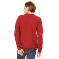 Rotbraun - Side - Bella + Canvas - Sweatshirt für Herren-Damen Unisex