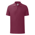 Burgunder - Front - Fruit of the Loom - Poloshirt für Herren