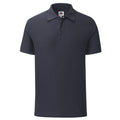 Marineblau - Front - Fruit of the Loom - Poloshirt für Herren