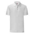 Weiß - Front - Fruit of the Loom - "Iconic" Poloshirt für Herren