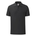 Schwarz - Front - Fruit of the Loom - "Iconic" Poloshirt für Herren