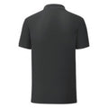 Schwarz - Back - Fruit of the Loom - "Iconic" Poloshirt für Herren