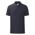 Marineblau - Front - Fruit of the Loom - "Iconic" Poloshirt für Herren