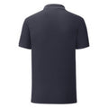 Marineblau - Back - Fruit of the Loom - "Iconic" Poloshirt für Herren