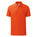 Flame - Front - Fruit of the Loom - "Iconic" Poloshirt für Herren