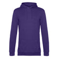 Kräftiges Violett - Front - B&C - Kapuzenpullover für Herren