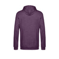 Violett meliert - Back - B&C - Kapuzenpullover für Herren