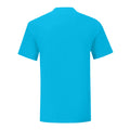 Azure Blau - Back - Fruit of the Loom - "Iconic 150" T-Shirt für Herren