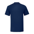 Marineblau - Back - Fruit of the Loom - "Iconic 150" T-Shirt für Herren