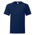 Marineblau - Front - Fruit of the Loom - "Iconic 150" T-Shirt für Herren