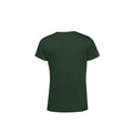 Tannengrün - Back - B&C Damen T-Shirt E150 Organik Kurzarm