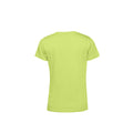 Limettengrün - Back - B&C Damen T-Shirt E150 Organik Kurzarm