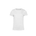 Weiß - Front - B&C Damen T-Shirt E150 Organik Kurzarm