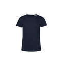 Marineblau - Front - B&C Damen T-Shirt E150 Organik Kurzarm