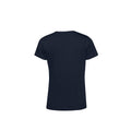 Marineblau - Back - B&C Damen T-Shirt E150 Organik Kurzarm