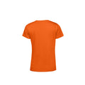 Orange - Back - B&C Damen T-Shirt E150 Organik Kurzarm