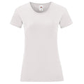 Weiß - Front - Fruit of the Loom - "Iconic 150" T-Shirt für Damen