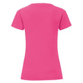 Fuchsia - Back - Fruit of the Loom - "Iconic 150" T-Shirt für Damen