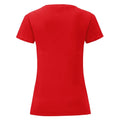 Rot - Back - Fruit of the Loom - "Iconic 150" T-Shirt für Damen