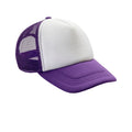 Violett-Weiß - Front - Result - Trucker Cap Detroit