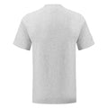 Grau meliert - Back - Fruit of the Loom - "Iconic 150" T-Shirt V-Ausschnitt für Herren