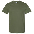 Armeegrün - Front - Gildan Herren T-Shirt (5 Stück-Packung)