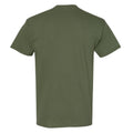 Armeegrün - Back - Gildan - T-Shirt für Herren kurzärmlig